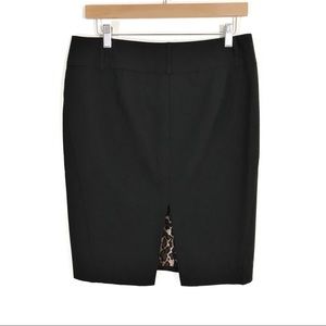 Express Design Studio Pencil Skirt Black Leopard